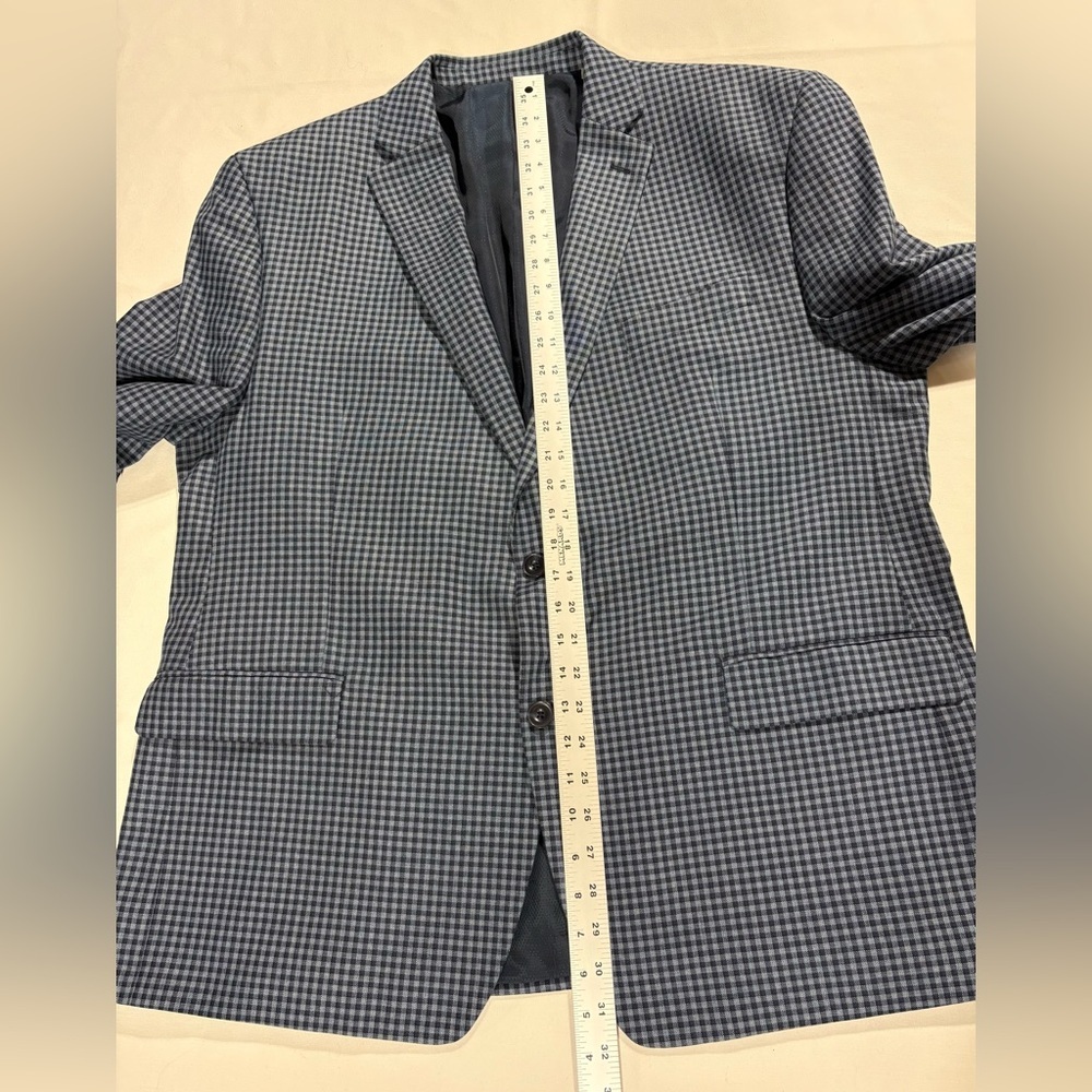 Michael Kors Men’s Classic Fit 48 R Navy Sport Coat Blazer New - Picture 10 of 16